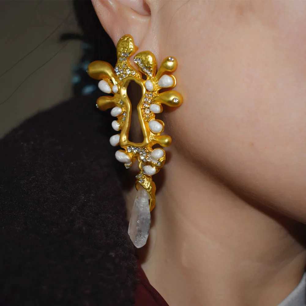 Brand New Metal Plated Fairy Dangle Earrings For Women Fashion Jewelry Party Show Ladys Daily Statement Accessories J251021