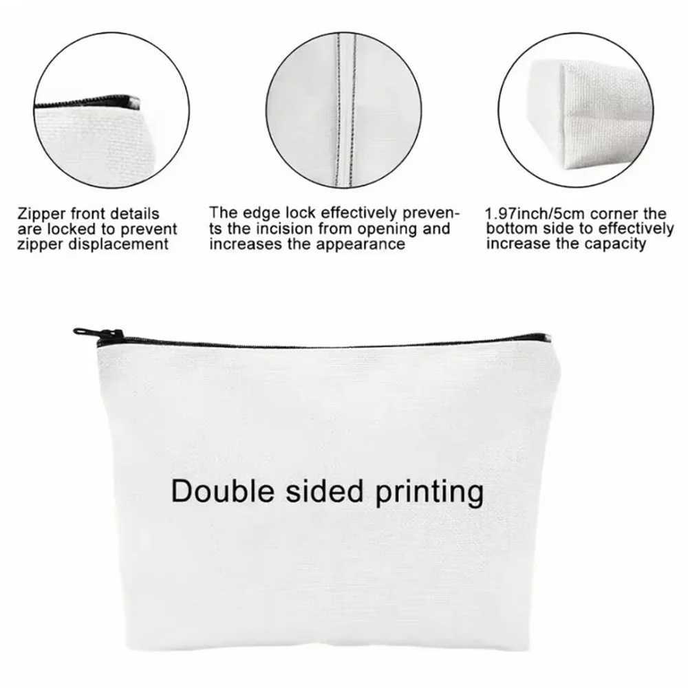 Lightweight Foldable Floral Bird Pattern Fabric Makeup Bag Zippered Cosmetic Pouch with Golden Background DesignW251021