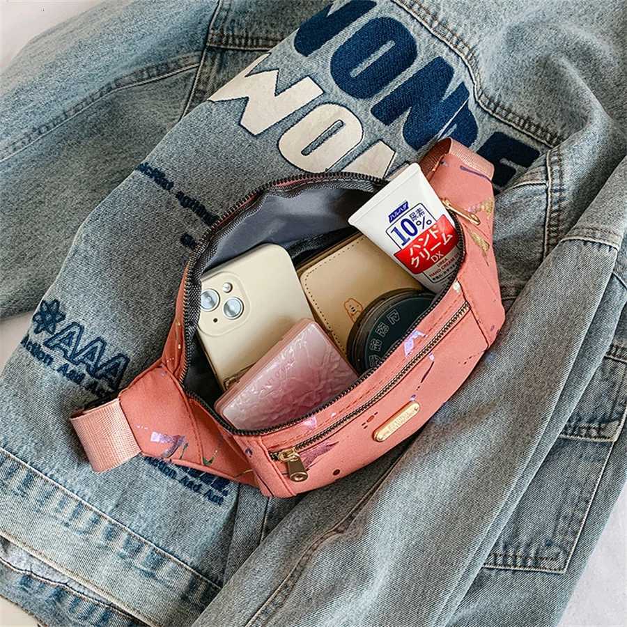 Fanny Packs for Women Men Belt Bag Bronzing Printing Pattern Fashion Waist Packs Crossbody Bags Bum Bag Running Travel Workout Z251021