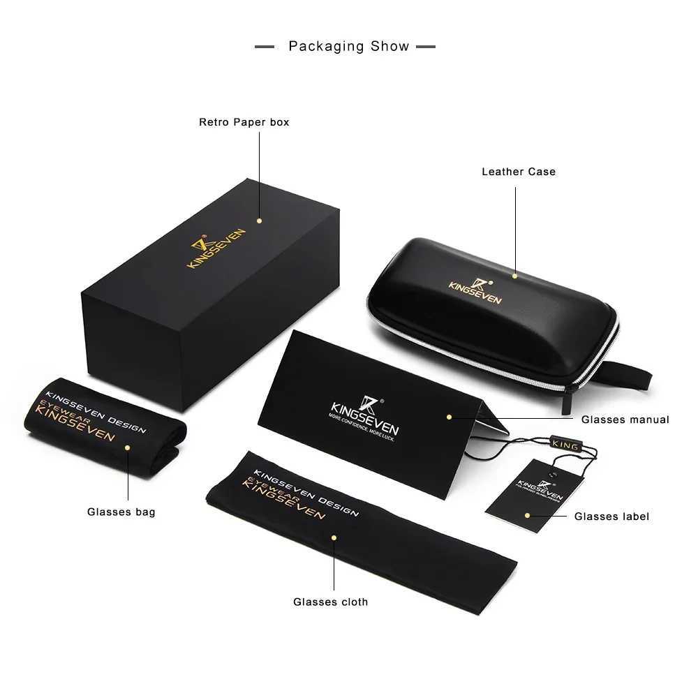 KINGSEVEN Luxury Polarized Sunglasses Men UV400 Square Large Frame Glasses Male Women Outdoor Causal Fashion Driving Eyewear J251114