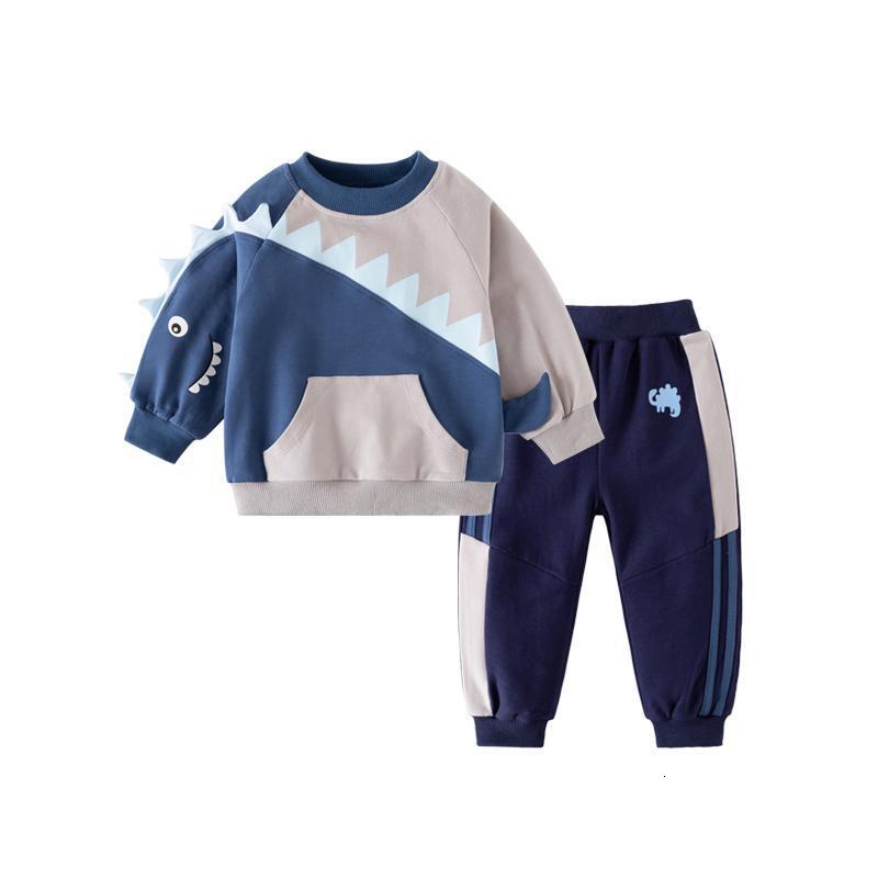 New hot selling designer boys' sportswear round neck long sleeved European and American style children's fashion style