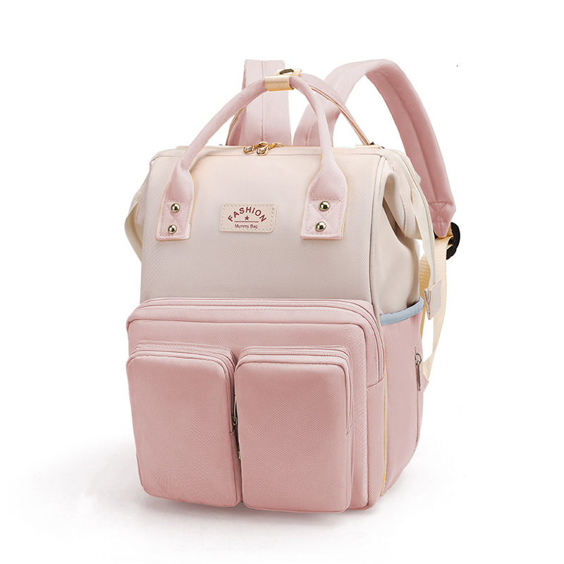 Mommy bag new designer fashionable maternity bag multifunctional diaper bag Mommy bag cross-border changing pad insulation bag backpack