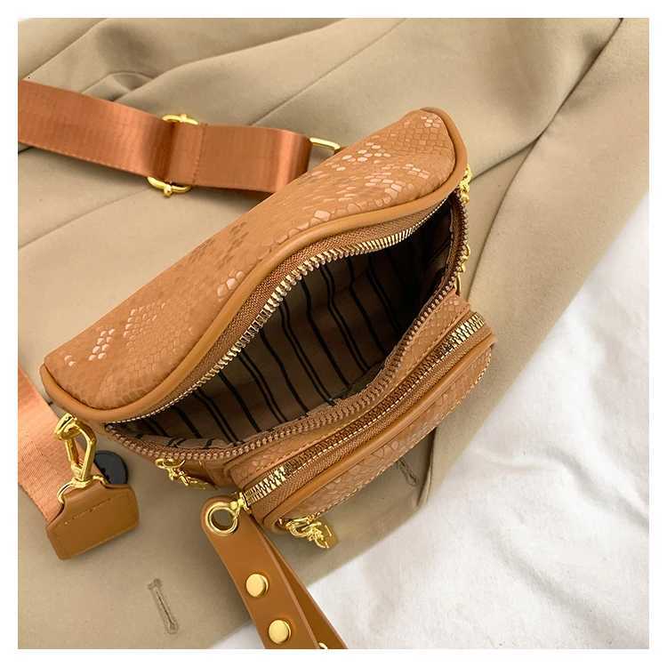 Fashion Women Waist Bag Fanny Pack Large Capacity phone Crossbody bags for female Chest Bags Rivet Ladies Belt Bag Waist Pack Z251021