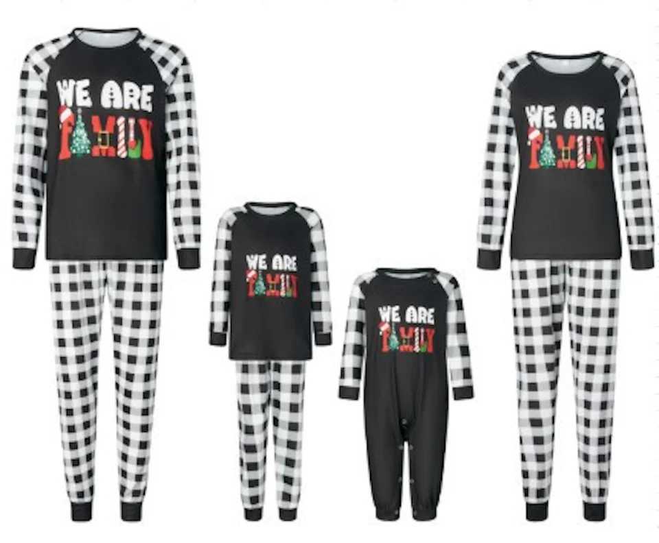 Family Matching pjs Sister Look Costume Homewear Holiday Matching Sleepwear Set Christmas Pajamas for Family Parents Children L251021KG2D