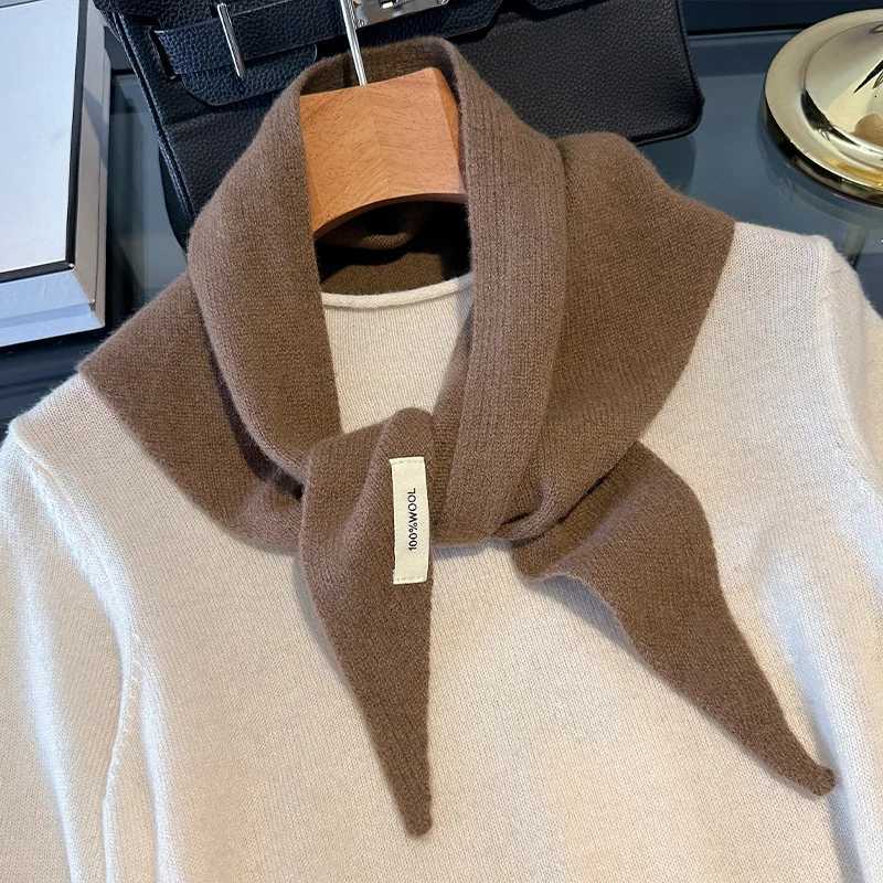 100 Wool Winter Scarf For Women Long Warm Cashmere Scarves Hijab Solid Lady Shawl Wrap Female Pashmina Bandana Head Scarfs New W251021