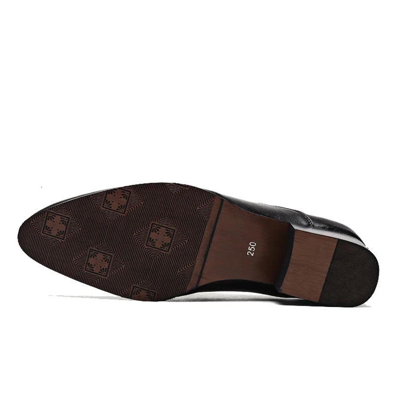 Leather Men Dress Shoes High Heel British Mens Elevator Business Shoes Wedding Party Male Oxford Footwear Increasing 68cm 251021