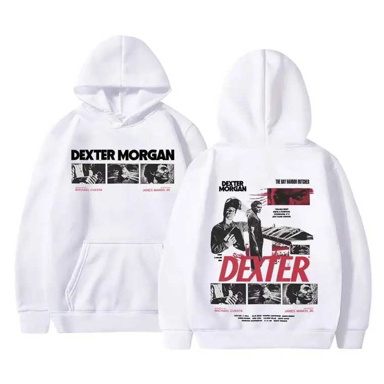 TV program Dexter Morgan The Bay Harbour Butcher Mens hoodie Casual hoodie Retro fashion Y2K Comfortable Sweatshirt W251021