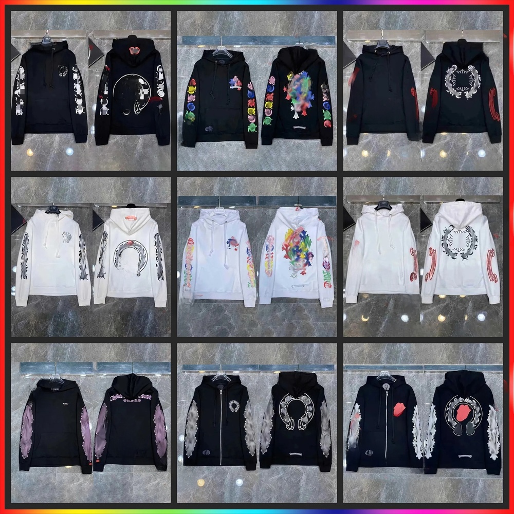 5A Chrome Hoodie 2025 Designer Hoodie High-quality Designer Hoodie Jacket Tracksuit Men Polo Veste Coat Men's And Women's Hoodies Sleeves St