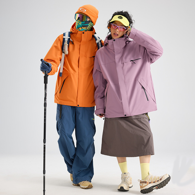 3-in-1 Workwear For Women 2025 New Spring And Autumn Designer Hoodie Jacket Tracksuit Men Polo Veste Coat Windproof Waterproof Outdoor Hiking High-end