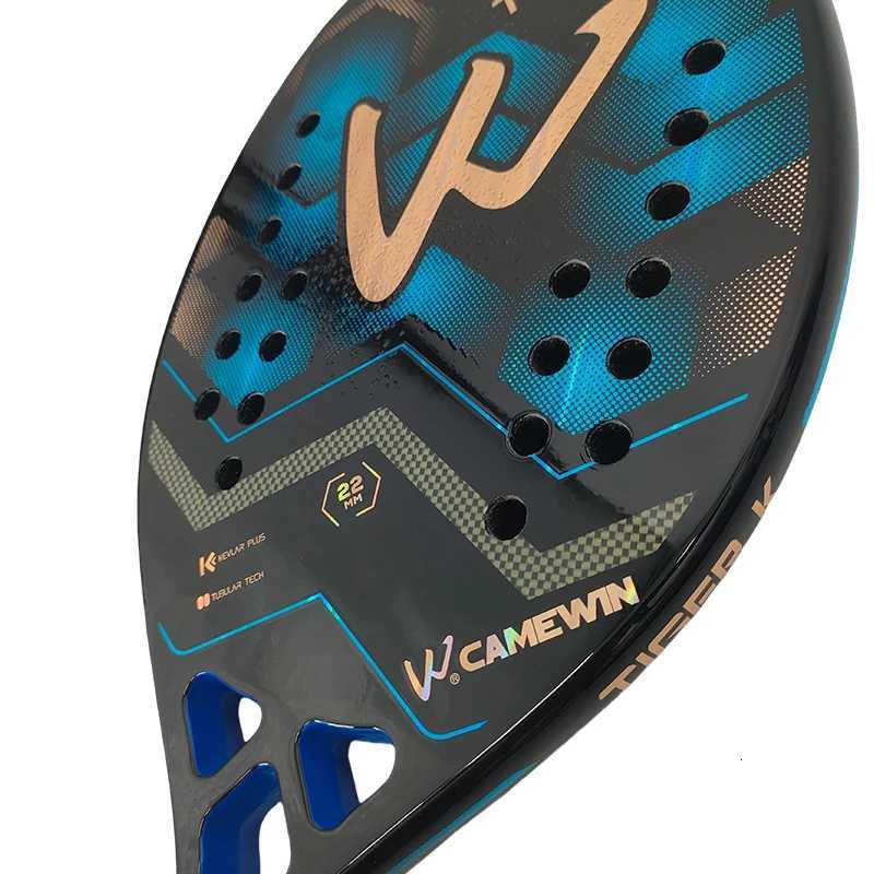 CAMEWIN The new Kevlar fiber Beach tennis racket Professional fiber rough surface Deliver protective bag sweatband wrist care W251021