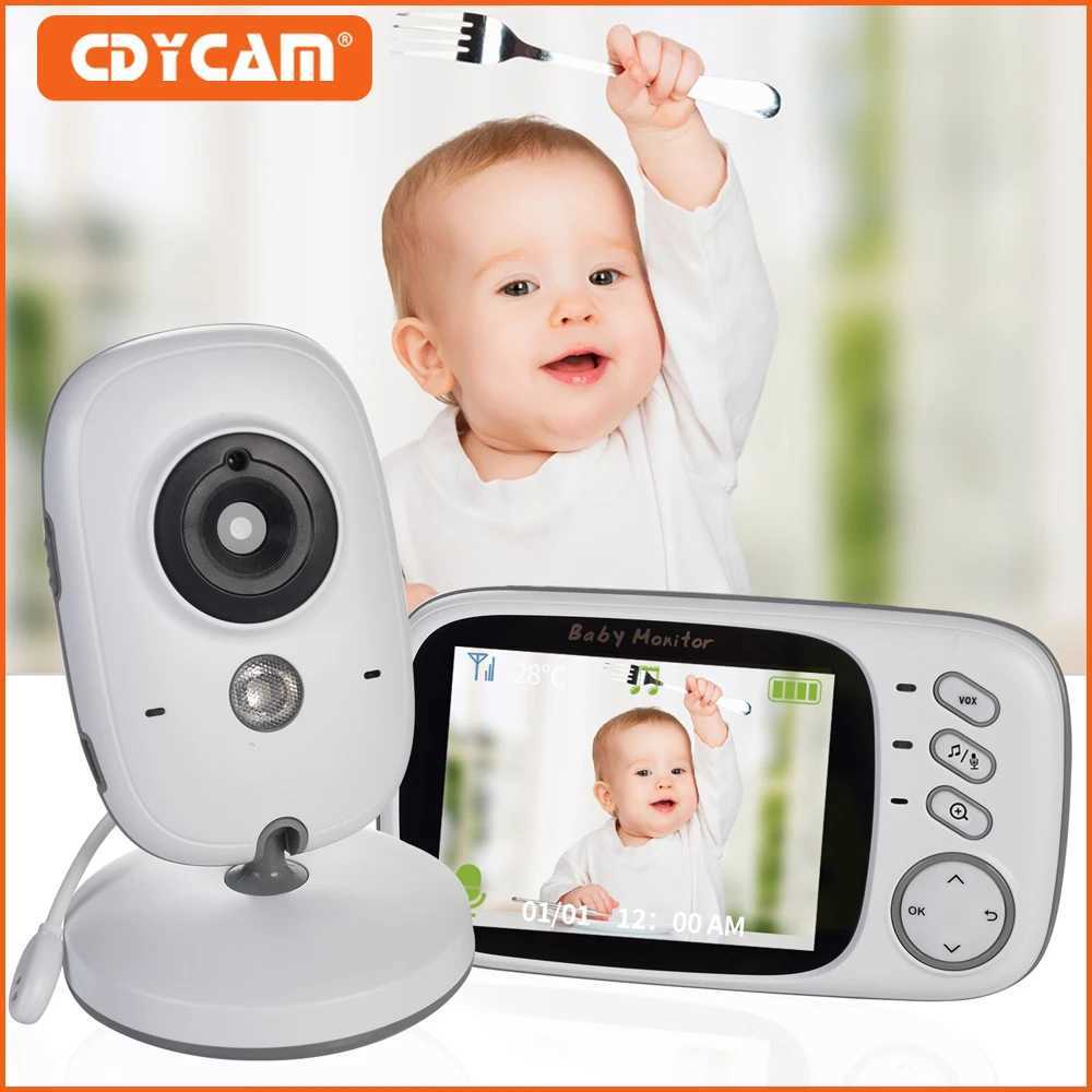 32 Inch LCD Wireless Color Video Baby Monitor VB603 Night Vision Nanny Monitor Lullabies Surveillance Security Baby Camera J251121