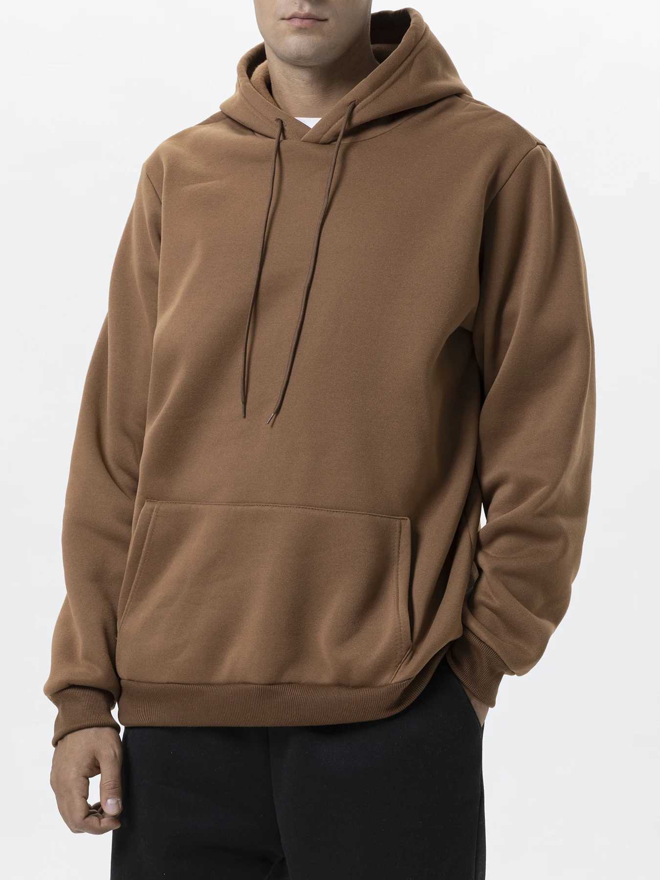 Mens Hoodies Women Pullover Spring Autumn Warm Casual Hoodie Sweatshirts Solid Color Hoodies Sweatshirt For Male W251021