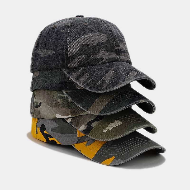 Outdoor Camouflage Hat Sports Golf Baseball Cap Mens Personalized Travel Sun Protection Sun Hat Womens Camping Duckbill Cap H251020