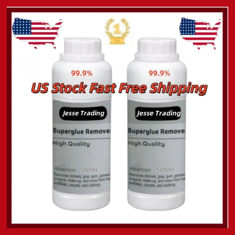wholesale Jesse Trading 6000 ML Superglue Remover US Domestic Local Shipping For Sticky and Gooey Messes Safe Privacy Packaging Free Shipping