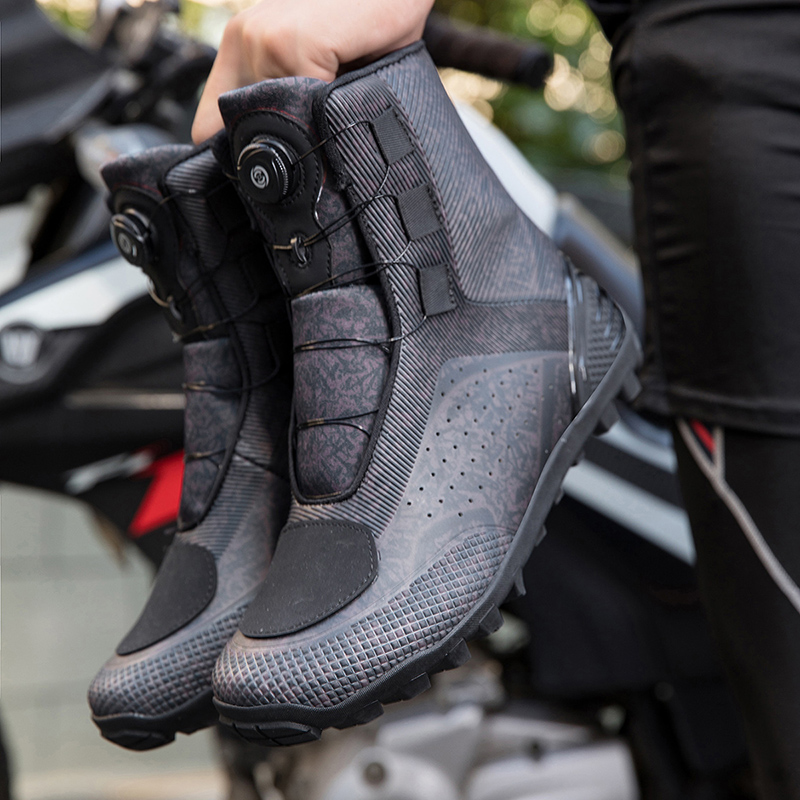 Four Seasons Offroad Motorcycle Riding Shoes - Racing Short Boots, Motorcycle Travel Equipment for Men and Women