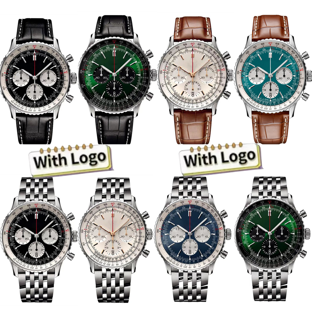 JSAON NEW BR NAVI TIMER Chronograph Designer Movement B01 AAA Watches Men 46MM High Quality Luxury Sapphire Mens Watch Multi-Function Montre Clock Relojes Free Ship