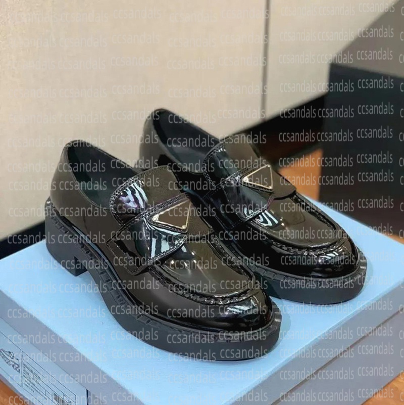 designer loafers dress shoes loafer womens chunky platform quilted leather slip on mules patent casual shoe black flatform ballet flats mule oxfords moccasins 35-42