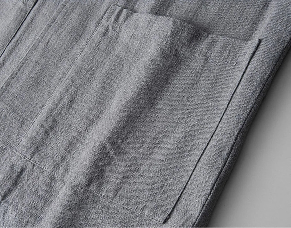 Mens summer simple casual suit spring and autumn thin jacket mens coat fashionable loose linen suit 251021