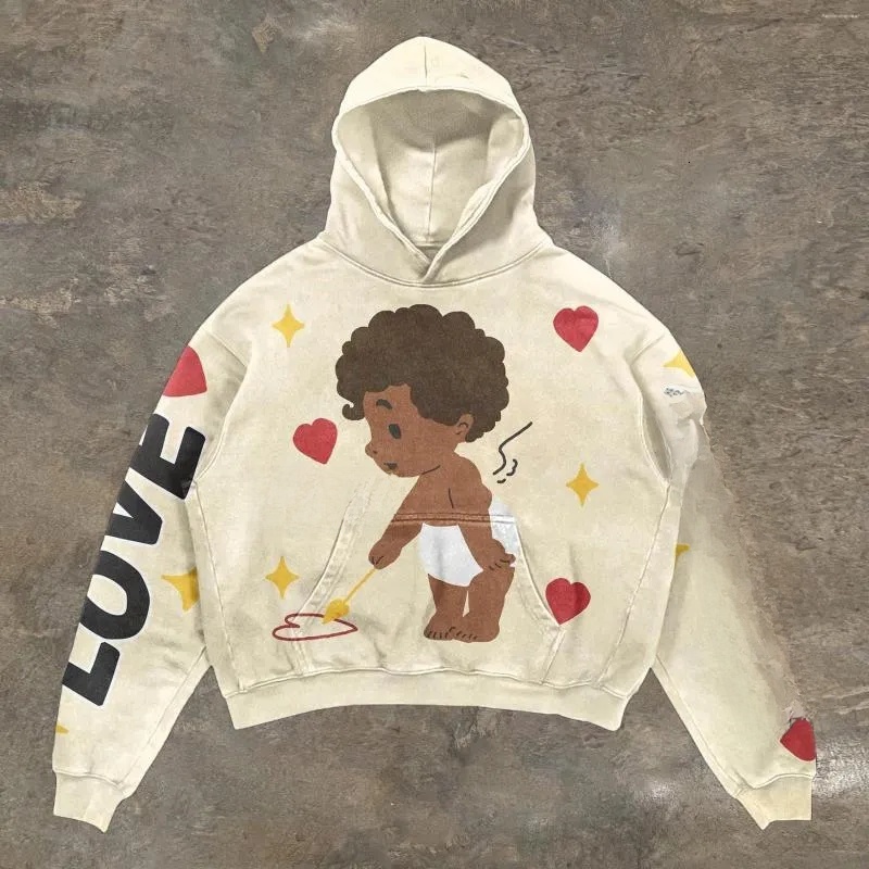 Men Oversized Hoodies Gothic Grunge Style Designer Hoodie Jacket Tracksuit Men Polo Veste Coat Hoodie - Oversize Unisex Sweatshirt Top