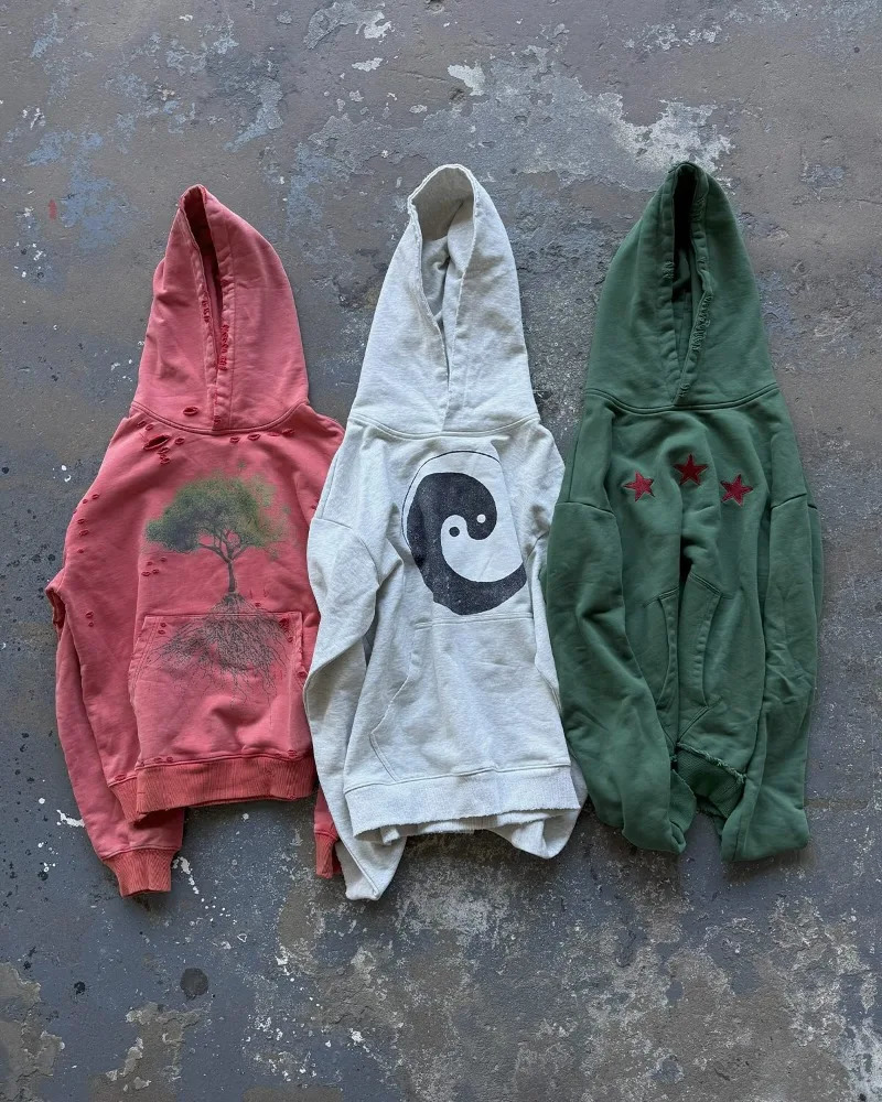 Y2K Hoodie Fashion Vintage Alphabet print pattern Goth Oversized Sweatshirt Men women Hip Hop Comfortable Streetwear TOP 251017