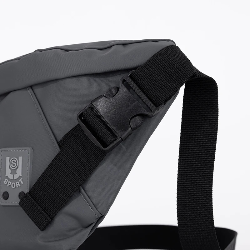 Mens large capacity waist bag foldable lightweight perfect for outdoor hiking commuting and sports bags 251014