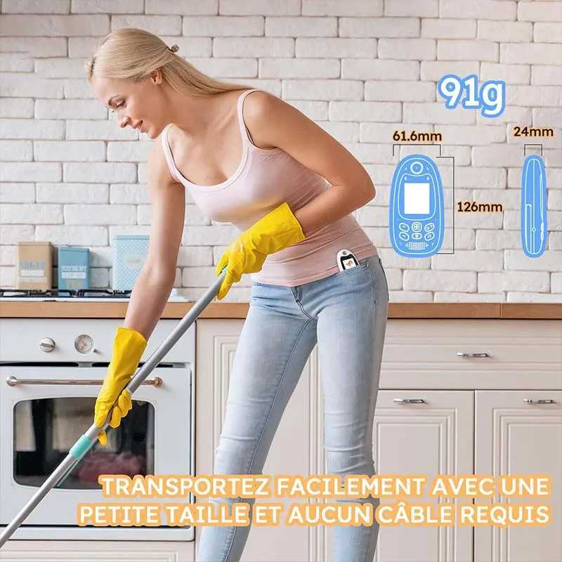 BOIFUN Baby Monitor with Camera Portable Vox Function Temperature Sensor Video 24 GHz Smart Standby 720p Bidirectional Voice J251121