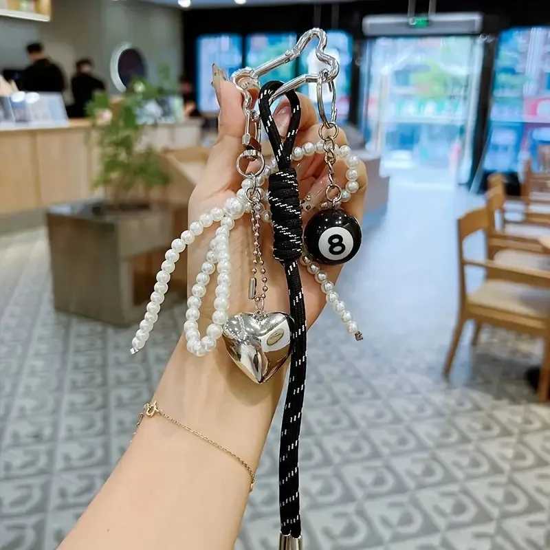 Tennis Balls Cherry Billiards Car Keychain Personalized Mens and Womens Bag Pendant Exquisite Keychain J251121