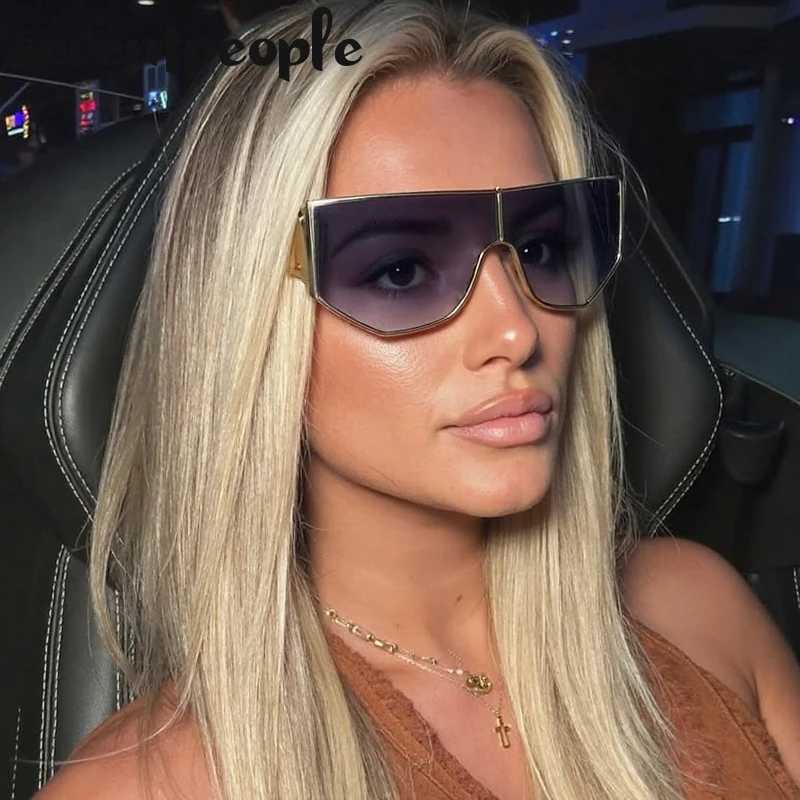 Steampunk Shield Vision Sunglasses Women 2025 Luxury Brand Vintage Y2K Punk Windproof Sun Glasses Fashion Polygon Shades UV400 J251114