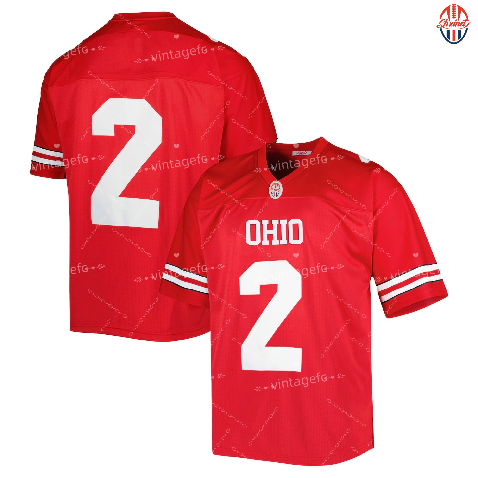 2025 College National Champion Buckeyes Jersey 4 Jeremiah Smith Ohio States Jack Sawyer Will Howard Caleb Downs Treveyon Henderson Simon Denzel Burke 