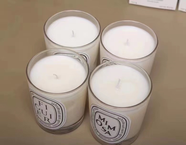 Scented Candle Perfumed Candles 190 Roses Baies Santal Miomsa Fiuier Frarance Paris Brand Bouie Parfum Wax Lon Lastin Time Smell Good Quality Fast