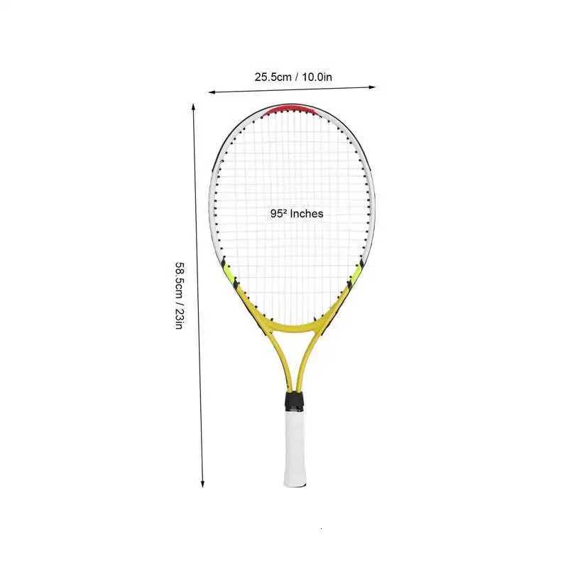 23inch Children Teenage Tennis Racket Aluminium Alloy Frame Kids Tennis Racquet Set Training Tennis Racket W251021