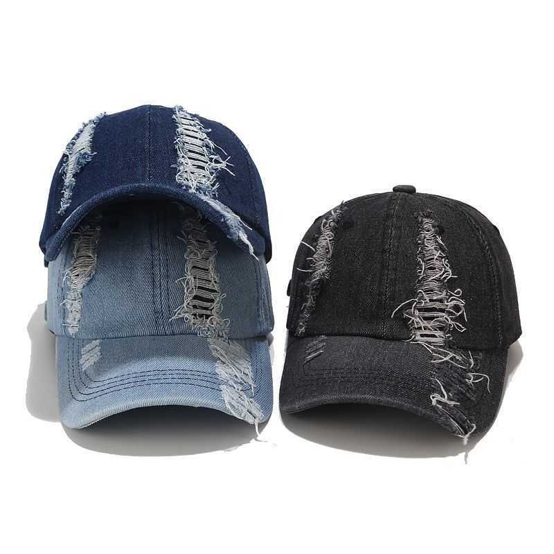 Baseball Cap Mens Spring and Summer Fashion Wash Cowboy Cap Outdoor Leisure Sunshade Hat H251020
