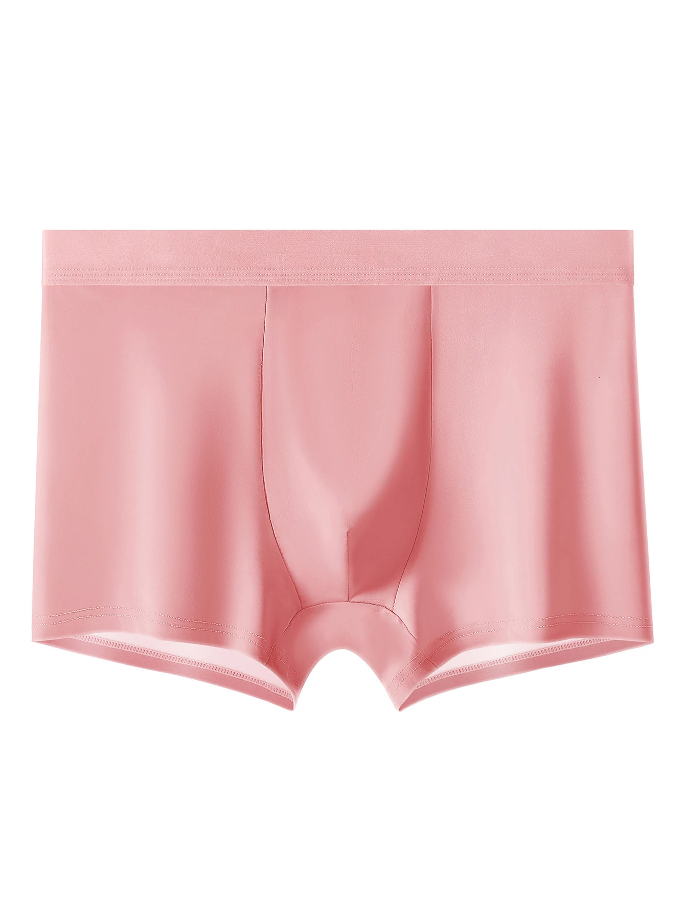 4Pcs Mens Underwear Ice Silk Breathable Soft Mens Pants Fashion Personality Sports Fitness Casual Mens Boxers Briefs 251021