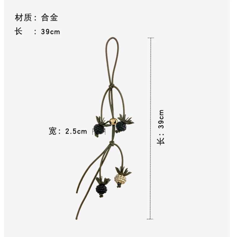 New Berry Raspberry Blackberry Tomato Cowhide Bag Charm For Womens Bag Fashion Decoration Pendant Hanging Bag Accessories J251121