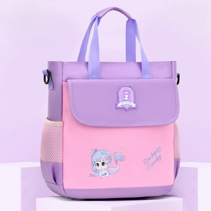 Popular fashion designer new-style elementary school tutoring class bag cartoon cute handbag training class shoulder bag
