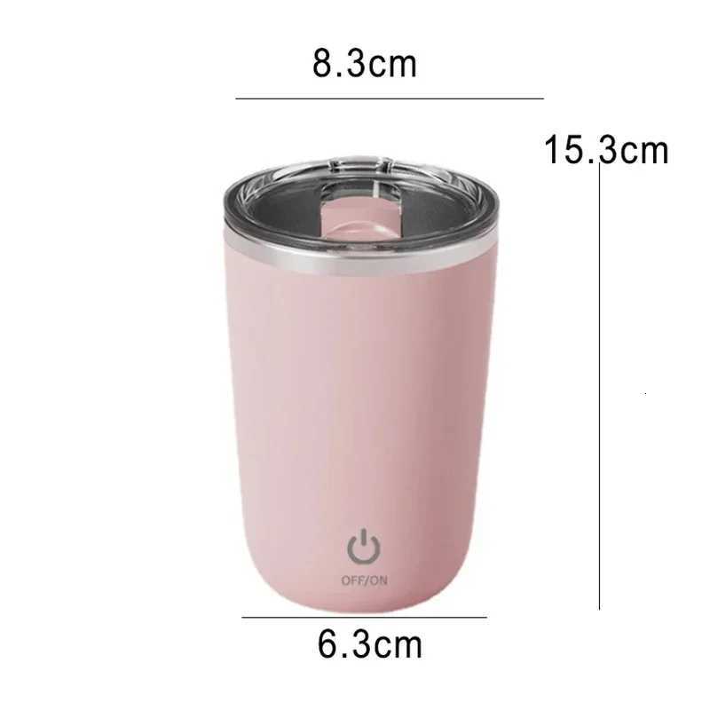 Autatic Coffee Stirring g Rechargeable Milk Mixing Cup Electric Stainless Steel Lazy Rotating g Stirring Cup Y251021