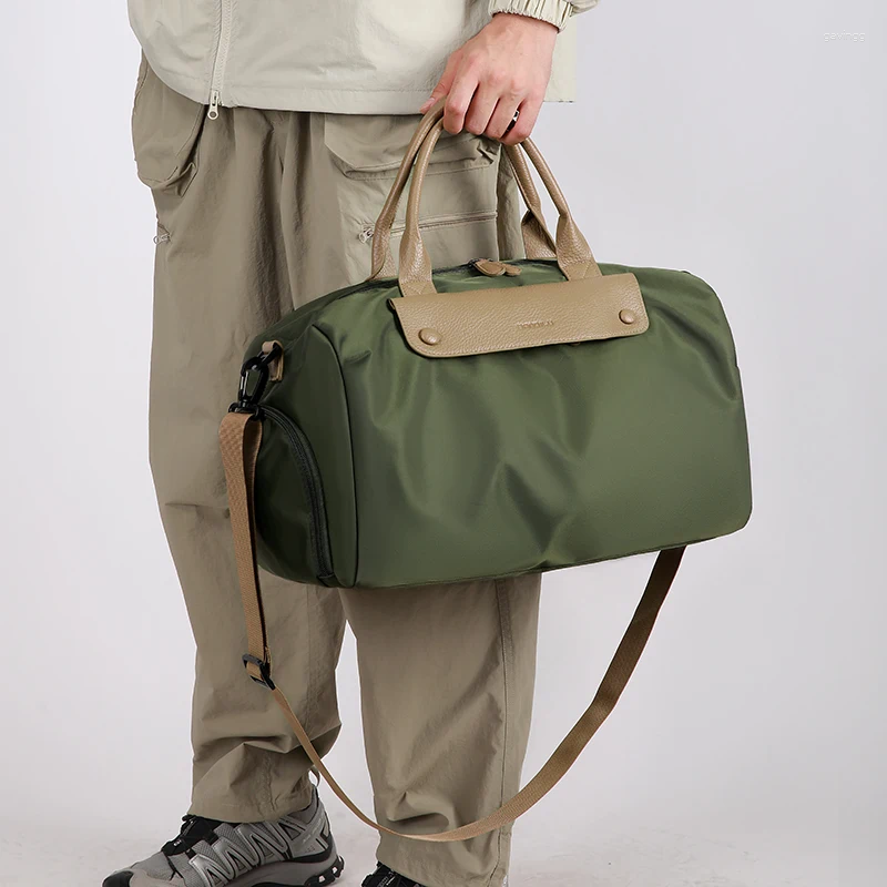 Duffel Bags Large Durable Water-Resistant Men's Travel Bag Multipurpose Messenger Convertible To Shoulder & Crossbody Carry / Handbag Y260225