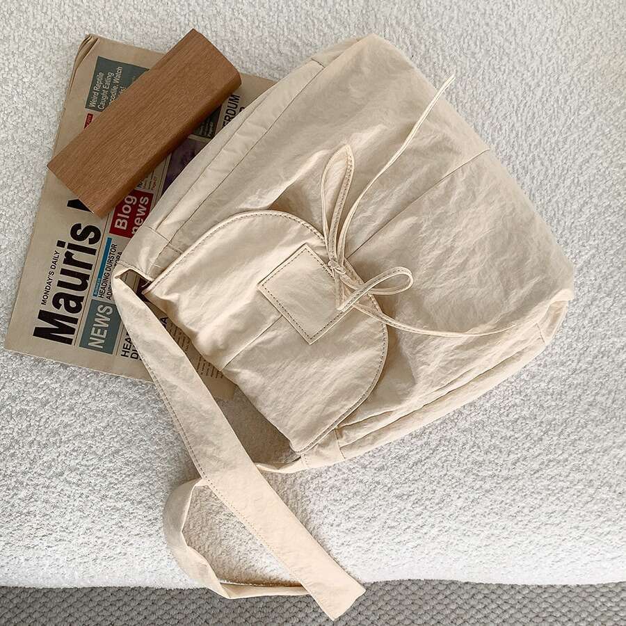 Student Casual Korean Crossbody Summer Flap Niche Design New Small Square Nylon Women's Shoulder Bag B5