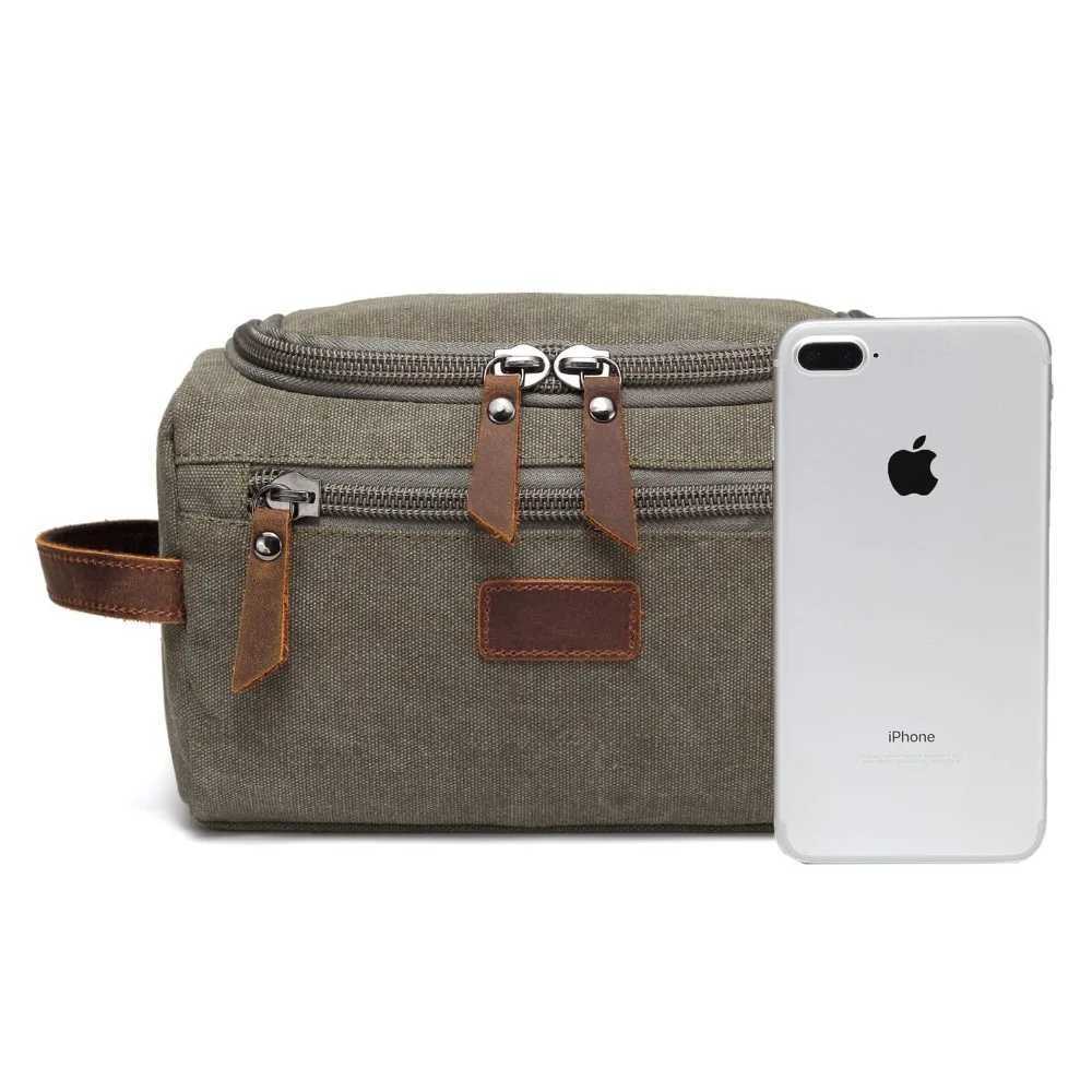 Waterproof Carrying Men Cosmetic Makeup Box Bag Travel Organizer Canvas Large Necessaries Male Vanity Case Wash Toiletry PouchW251021