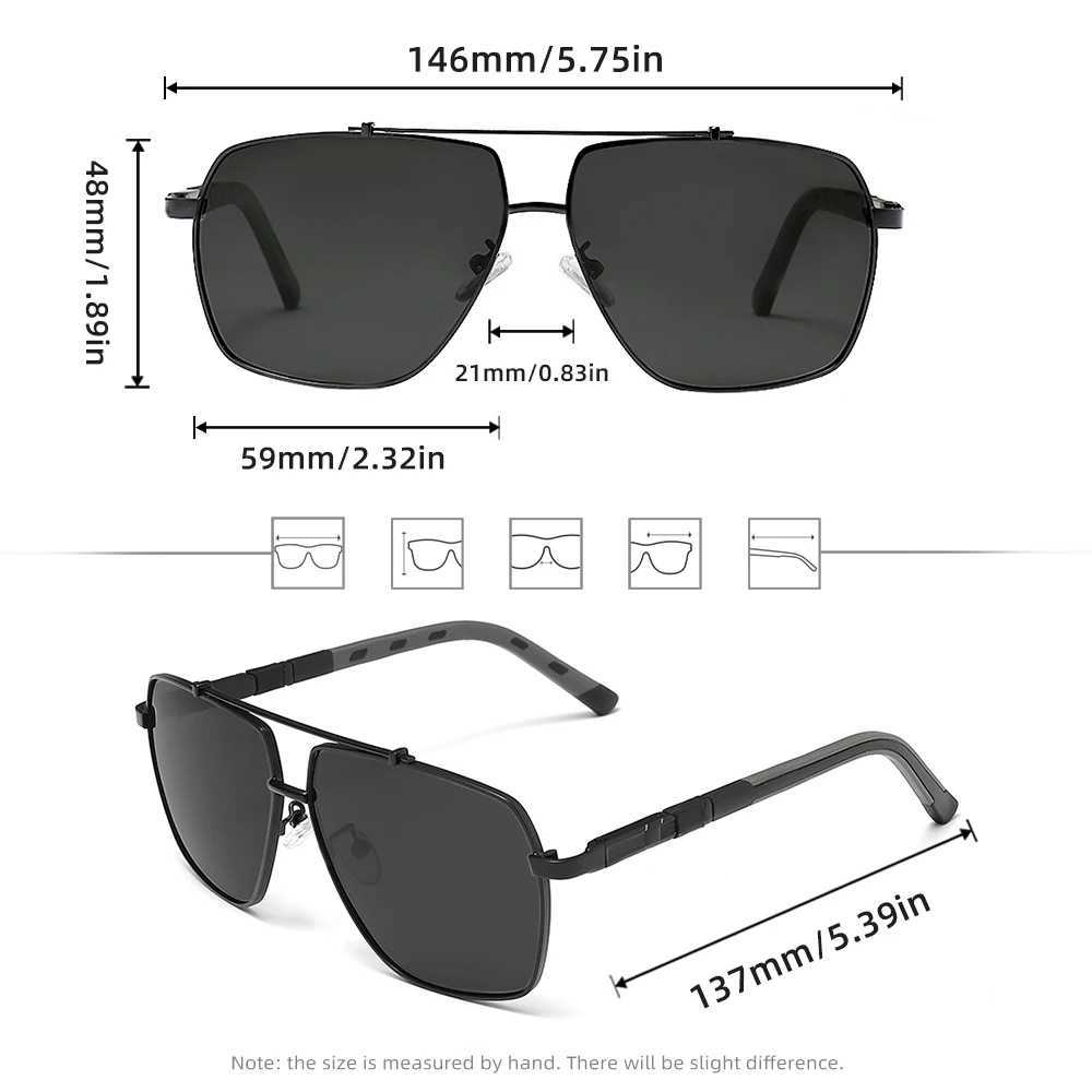 KINGSEVEN Luxury Polarized Sunglasses Men UV400 Square Large Frame Glasses Male Women Outdoor Causal Fashion Driving Eyewear J251114