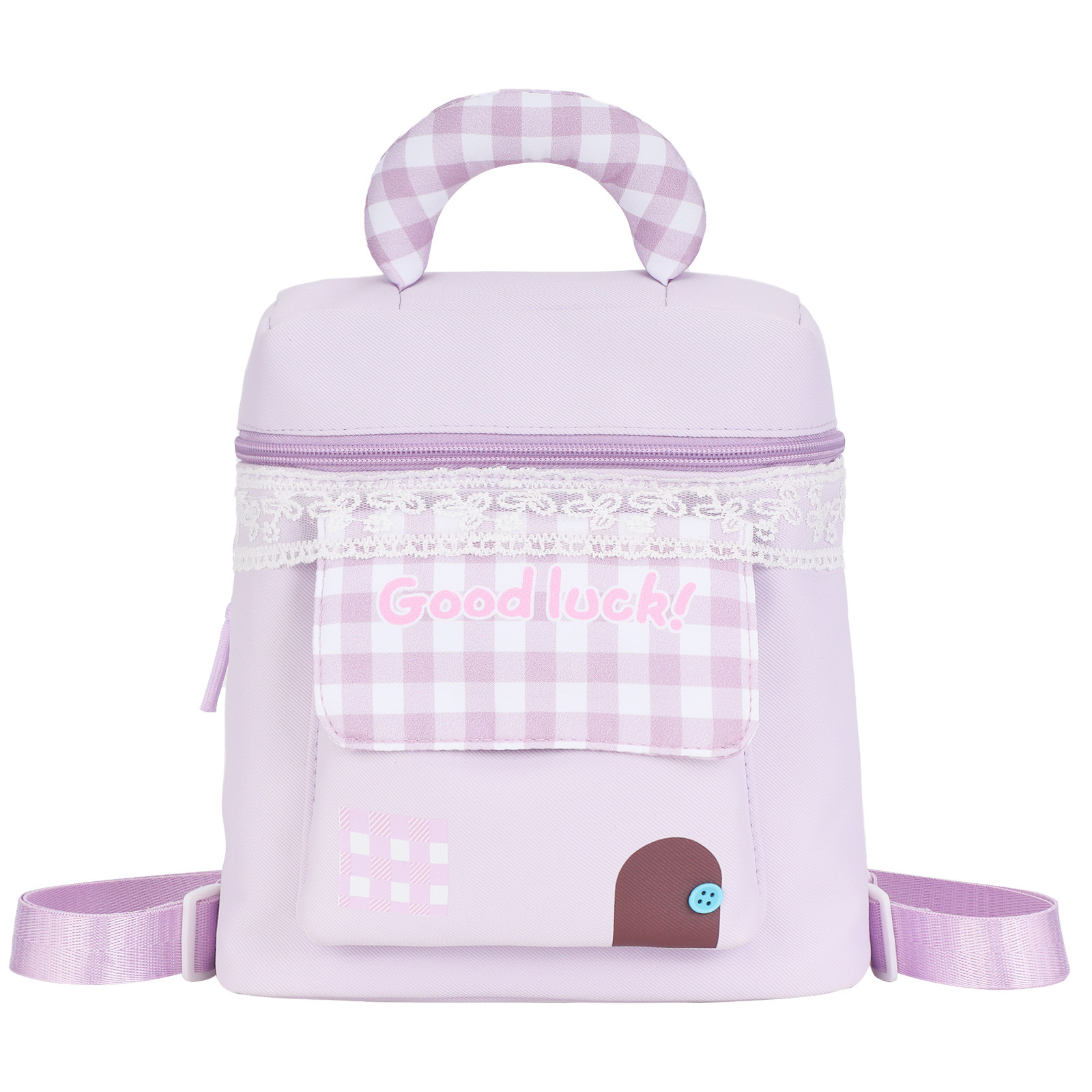 Dopamine Small House Makeup Bag, Women's Portable Handheld Toilet Bag, Cosmetics Storage Bag, Waterproof Large Capacity Storage