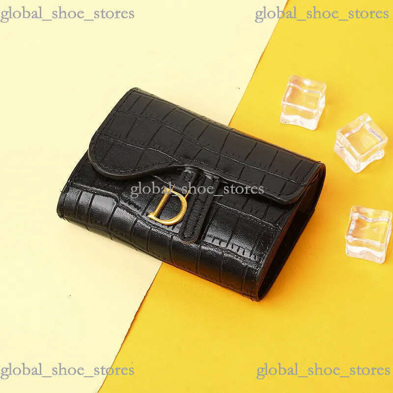 Designer New European And American Style Exquisite High End Multi Slot Small Card Set Women Light Niche Crocodile Pattern Wallet