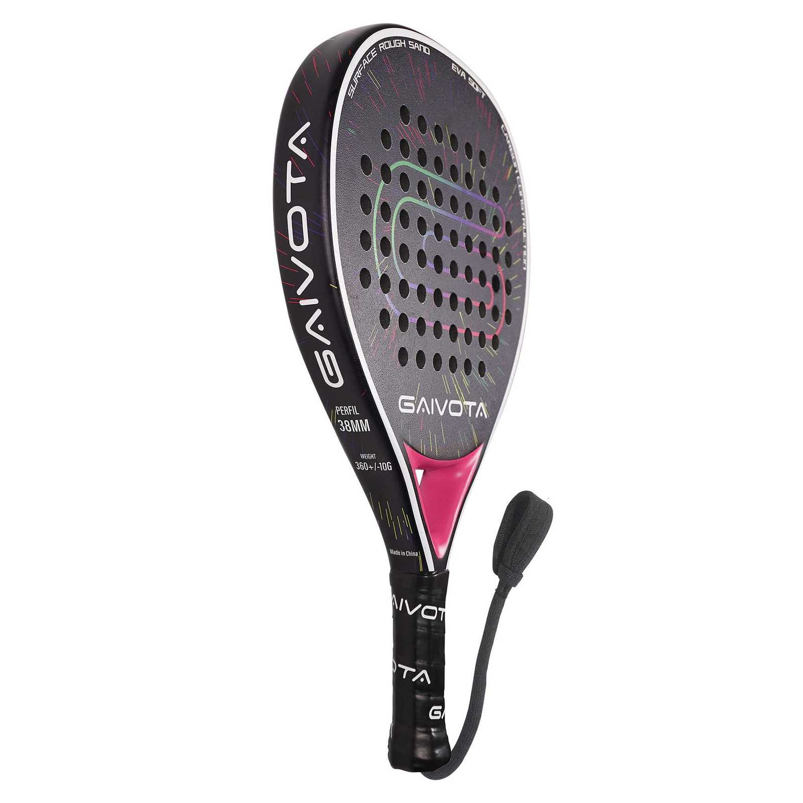 GAIVOTA 2025 new premiere PX20 red Padel tennis racket carbon fiber surface treatment EVA memory flexible foam core Padel racket W251021