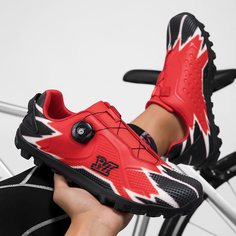 Men's Cycling Shoes Sneakers Trainers - Wear Resistant, Breathable, Non Slip, Ideal for Outdoor Professional Rides