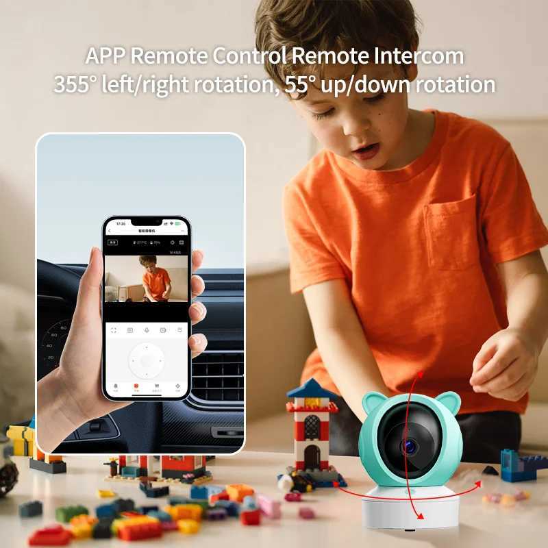 5 Graffiti WiFi Motion Detection APP Remote View 24G Wireless Twoway Baby Monitor Night Vision Camera Security Protection J251121