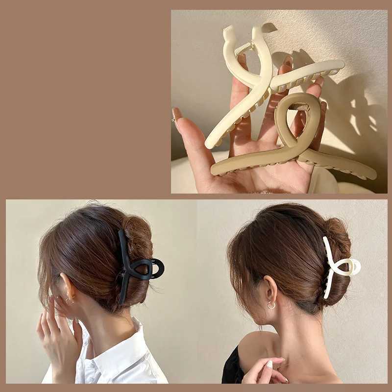 New large pan hair clip net red hair clip womens back hair clip hair volume more shark clip headwearW254021