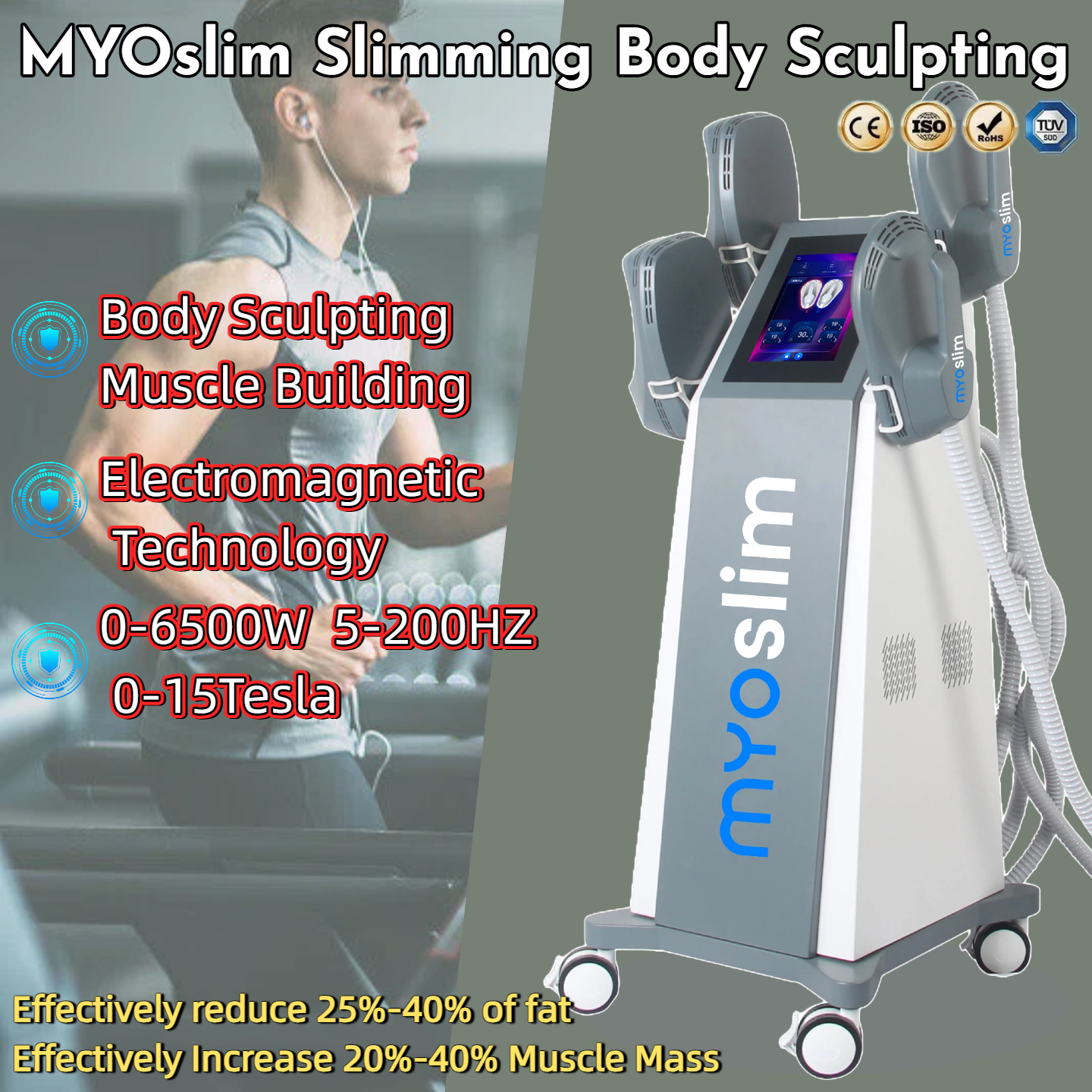 New EMSzero Body Sculpting EMS Sculpt Electro Magnetic Stimulation Weight Loss And Muscle Building Machine Fat Removal Body Contouring MYOslim Machine