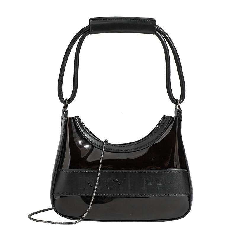 Transparent Jelly for Women 2025 New Spring Summer Fashion Texture Design Niche Versatile Chain Crossbody Bag