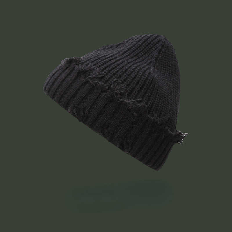 Knitted Hat Men and Women Autumn and Winter Fashionable Cold Hat Hip Hop Street Landlord Hat Wool Hat Tide H251020