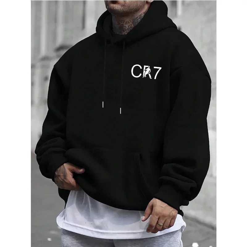 Mens Warm Sweatshirt Casual Cool Print Streetwear Pullovers Sport Fitness Pocket Hoodies Multi Color W251021